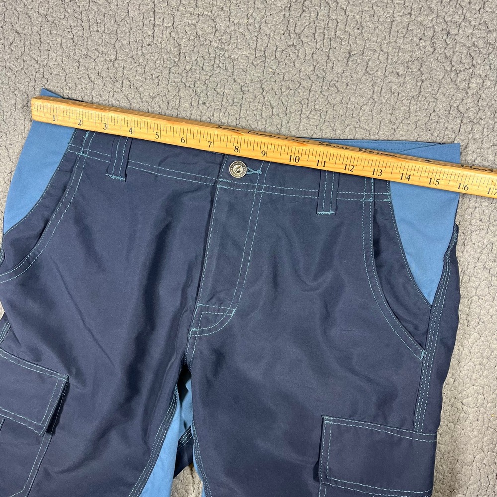 Prana Mens Cargo Board Shorts Navy Blue Outdoor Hiking Swimming Size 30 - Picture 7 of 10